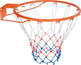 DUNK PRO טבעת סל כתומה 45 ס''מ עם רשת צבעונית DUNK PRO M183