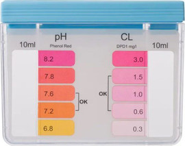 Pacifix מבחנות מקצועיות לבדיקת כלור וחומציות PH בבריכה PACIFIX