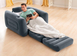 INTEX ספה מתנפחת נפתחת למיטת יחיד אינטקס INTEX 66551