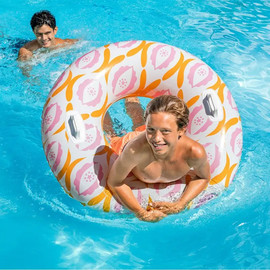 INTEX אבוב לבריכה/ים עם ידיות 144 ס''מ אינטקס INTEX 56269