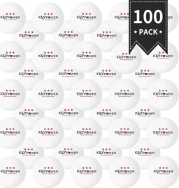 Pacifix מארז 100 כדורים מקצועיים 3 כוכבים לשולחן טניס פינג פונג PACIFIX לבן