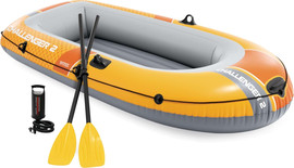 INTEX סירה אינטקס מתנפחת INTEX 66312 Challenger 2 *כולל משאבה ומשוטים*