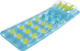 BESTWAY מזרון מתנפח בסטוואי 188X71 ס''מ לבריכה ולים כחול בהיר 43015 Bestway