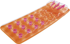 BESTWAY מזרון מתנפח בסטוואי 188X71 ס''מ לבריכה ולים כתום 43015 Bestway