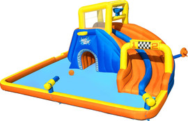 BESTWAY פארק מים לחצר SUPER SPEEDWAY פארק מים מרוצים וכדורסל בסט וואי BESTWAY 53377
