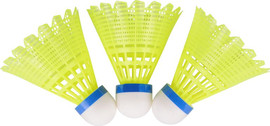Lenwave 3 כדורי נוצה לבדמינטון צהוב זוהר LENWAVE