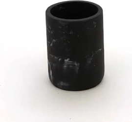 ספירלה כוס למברשות שניים שיש שחור B32