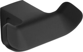 ספירלה קולב מגבות Alma שחור מט (קידוח) H22