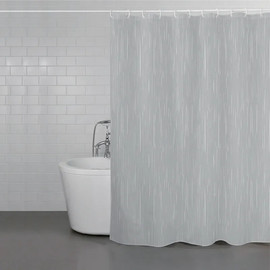 ספירלה וילון אמבטיה 180X200 – סופה | עיצוב מודרני ועמידות למים A33-5