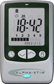 ALPHA STIM Alpha-Stim AID מכשיר רפואי ביתי לחרדה, נדודי שינה ודיכאון