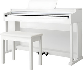 HAILUN פסנתר דיגיטלי לבן עם מנוע Aethereal Acoustic ומקלדת VPASS-II כולל כסא [2 אריזות] - Hailun PIANOVA H202WH