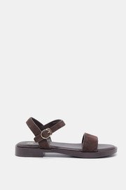 DISCO ROSSO סנדלי דיסקו רוסו Low Strap נשים - דיסקו רוסו - Brown