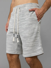 elixir מכנס קצר אליקסיר Knitted Waffle גברים - אליקסיר - White