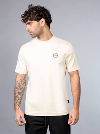 elixir חולצת טישירט קצרה אליקסיר Small Logo גברים - אליקסיר - Beige