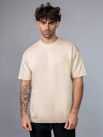 elixir חולצת טישירט קצרה אליקסיר Classic Logo גברים - אליקסיר - Beige