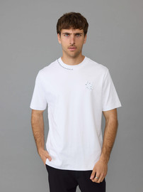 elixir חולצת טישירט קצרה אליקסיר Hand Sewing גברים - אליקסיר - White