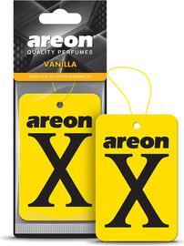AREON עץ ריח AREON X – בניחוח Vanilla מכיל 5 יח - AREON