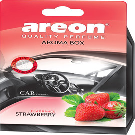 AREON מפיץ ריח דגם AROMA BOX בניחוח תות