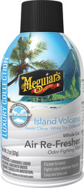 Meguiars תרסיס רימון מנטרל ריחות ומבשם בניחוח Island Volcano