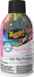 Meguiars תרסיס רימון מנטרל ריחות ומבשם בניחוח Tropical Rainforest