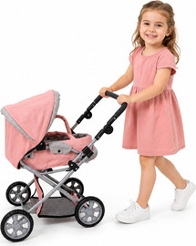 Ace toys עגלת בובה יוקרתית מסדרת רויאל בייבי – דגם אור