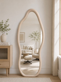 eurohome מראה אמורפית דגם ''סטון'' 180*80 אבן