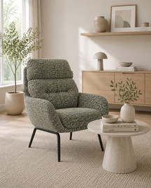 eurohome כורסא דגם לאנדי ירוק