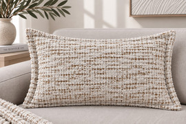 eurohome כרית דגם מיה חום 60*40
