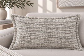 eurohome כרית דגם מיה אפור 60*40