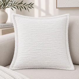eurohome כרית דגם מיה לבן 45*45