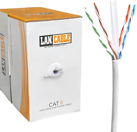 Fibertech כבל רשת CAT6 305 מטר
