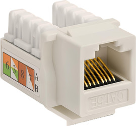 Fibertech קונקטור רשת נקבה CAT5E Keystone (1 יח)