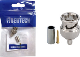 Fibertech קונקטור BNC RG59