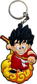 Anime Market מחזיק מפתחות גוקו הילד – רוכב על ענן (נימבוס) עם המטה