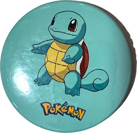 פוקימון סיכת פוקימון סקווירטל בגודל 58 מ”מ – Squirtle Pokémon Badge