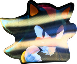 Anime Market מדבקת תלת־מימד סוניק ↔ שאדו (Sonic → Shadow) – Lenticular 3D