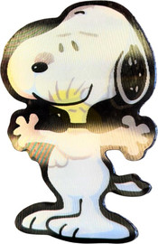 Anime Market מדבקת תלת-ממד עדשתית – סנופי (Snoopy)