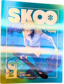 Anime Market מדבקת תלת־מימד SK8 the Infinity – לאנגה ורייקי מתחלפים | מדבקת לנטיקולר איכותית