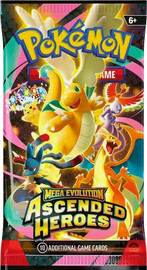 Anime Market Pokémon TCG – Ascended Heroes Booster Pack (Single) | חבילת קלפים בודדת