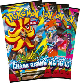 Anime Market Pokémon Chaos Rising Art Set – 4 Booster Packs (סט מלא) באנגלית