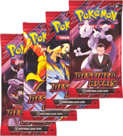 Anime Market Pokémon TCG Destined Rivals – Art Set של 4 חבילות בוסטר באנגלית