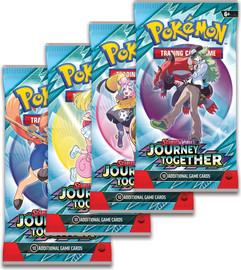 Anime Market Pokémon TCG Journey Together – Art Set של 4 חבילות בוסטר באנגלית