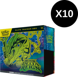 Anime Market מכירה מוקדמת Pokémon Delta Reign Elite Trainer Box Case – 10 יחידות | Mega Evolution