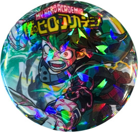 Anime Market סיכת דקו מנצנצת – Izuku Midoriya מ־My Hero Academia בגודל 58 מ”מ