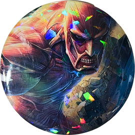 Anime Market סיכת ארן בצורת טיטאן – Attack on Titan | סיכת אספנות מנצנצת 58 מ”מ — השני