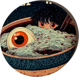Anime Market סיכות ראמן – 4 עיצובים לבחירה — קערת ראמן מפלצתית