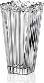 crystal bohemia אגרטל PIERCED בוהמיה קריסטל 14×14×30 ס״מ