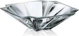 crystal bohemia קערת פירות METROPOLITAN בוהמיה קריסטל 27×27×9 ס״מ
