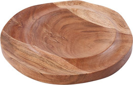הכל כלול צלחת הגשה אישית ACACIA עץ 27×27×2.5 ס״מ