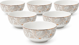 הכל כלול סט 6 בולים Malini פורצלן NewBornChina 14×7 ס״מ